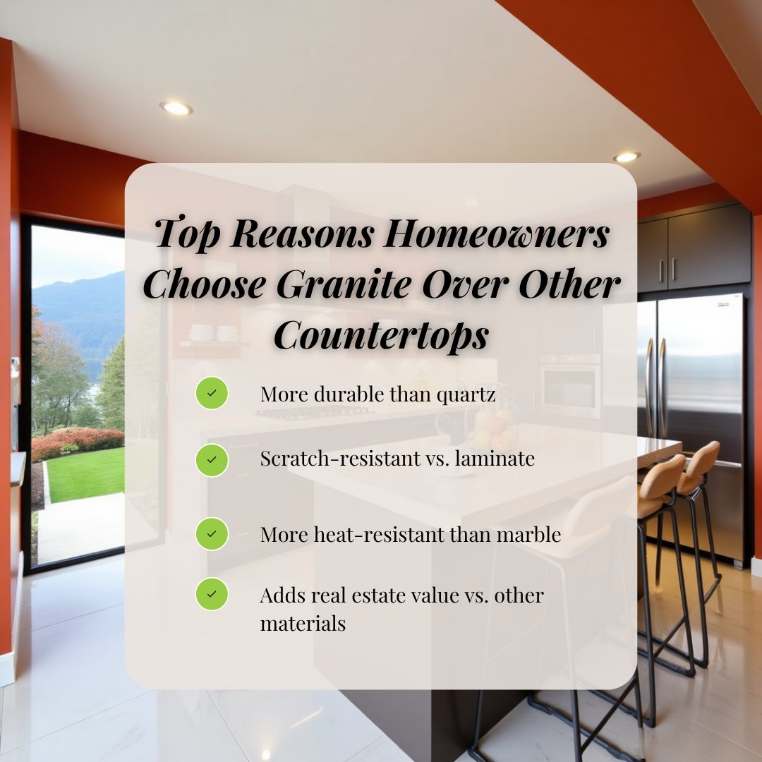Accenttops's tweet image. 🏡✨ Upgrade your countertops to granite with Accent Countertops in Nevada! 💪🔥 Durable, scratch-resistant, heat-resistant, and adds value to your home! Visit accentcountertops.com for top-notch kitchen and bathroom installations! #GraniteGoals #HomeUpgrade