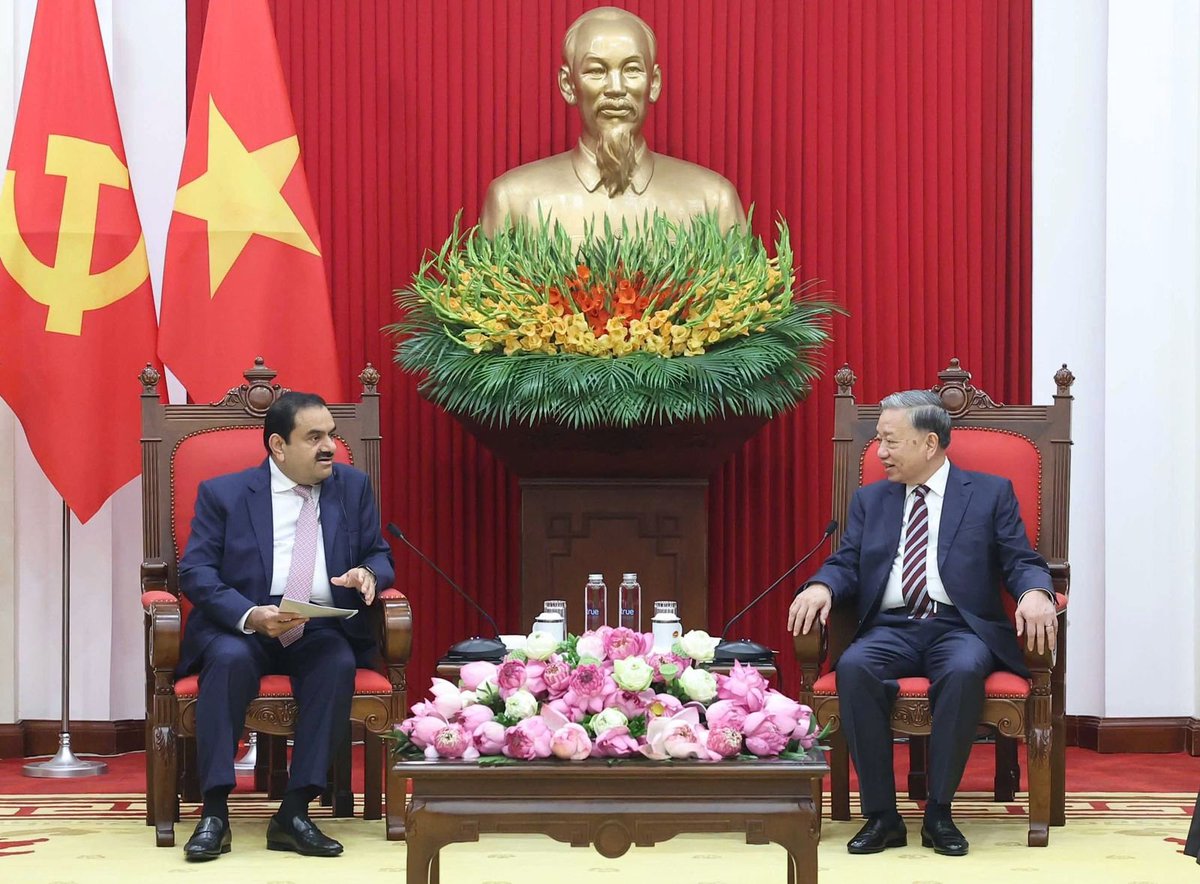 It was a privilege to meet H.E. Tô Lâm, General Secretary of the Communist Party of Vietnam. His bold reforms and visionary agenda to position Vietnam as a regional leader in energy, logistics, ports and aviation reflect exceptional strategic foresight. We look forward to