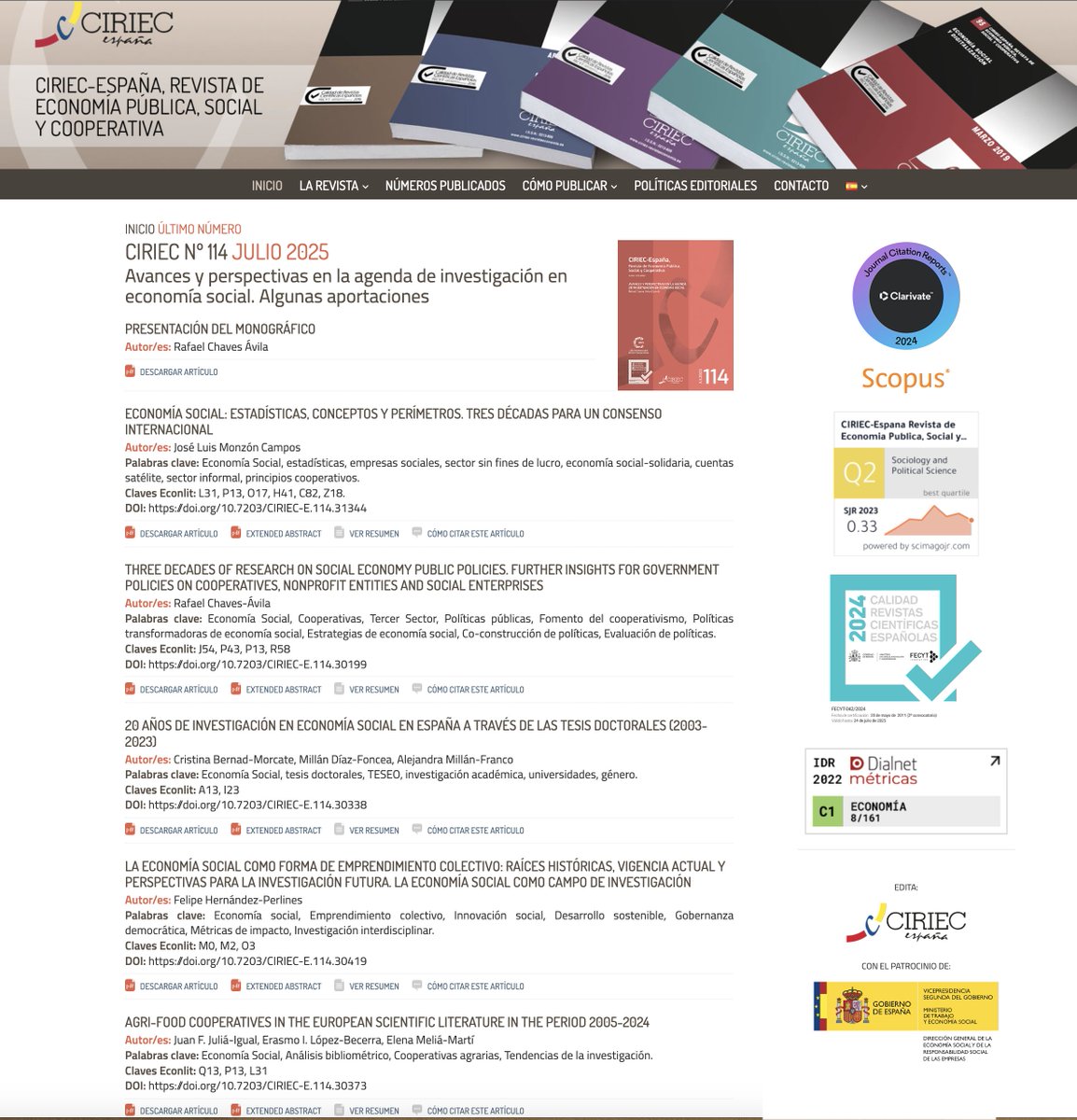 CIRIEC SP Journal tweet media