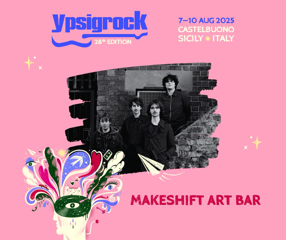 #ypsi25

📆 8 AUG 2025 ​​🌸 MAKESHIFT ART BAR

Il futuro è già nostalgia 💖

DAY TICKETS | DAY 2 ➝ DICE: ypsi.link/2025_DayTicket…