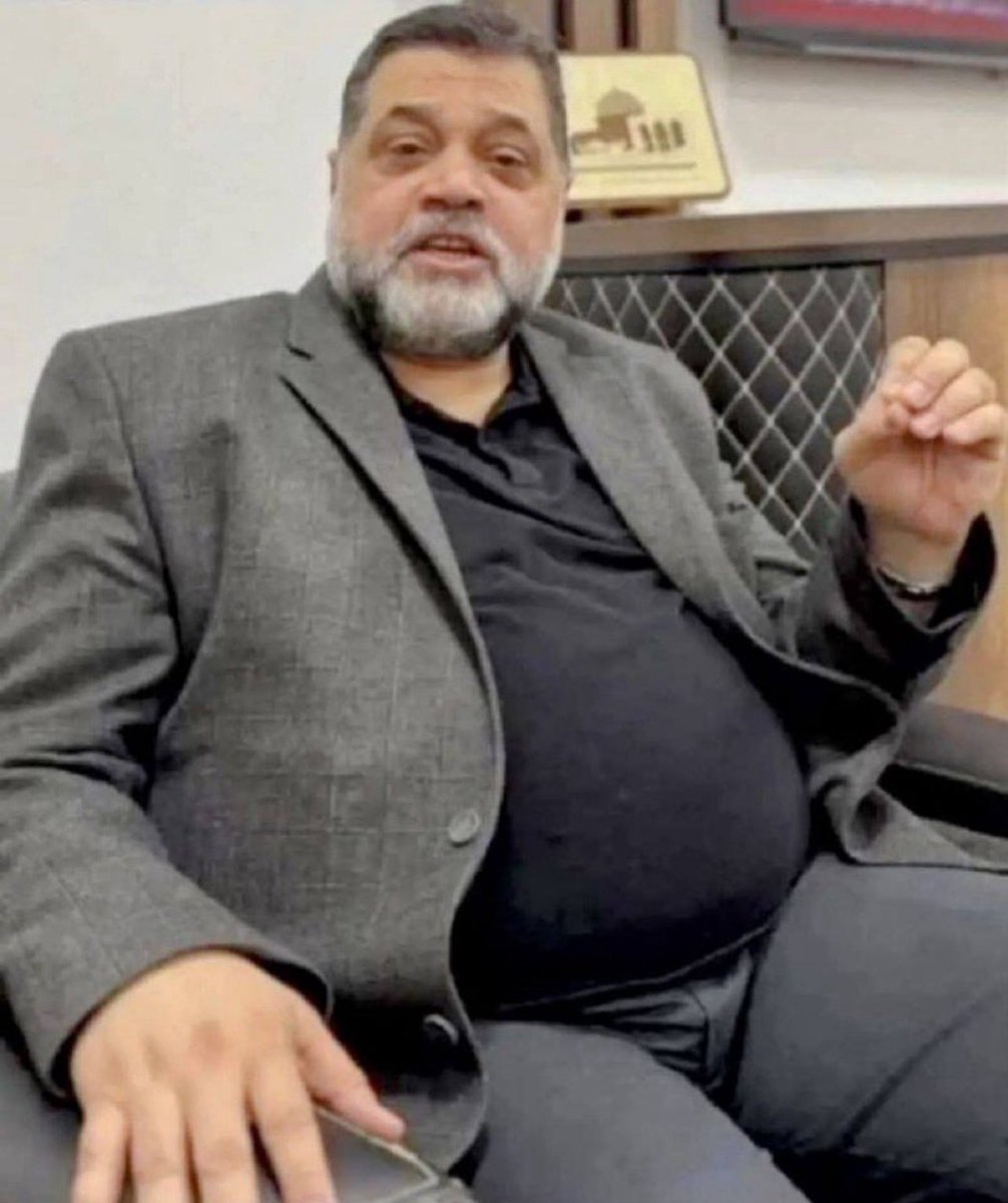 There is so much starvation in Gaza. Take this poor emaciated chap. His name is 
Osama Hamdan and he is a leader of Hamas. Get him food aid urgently…