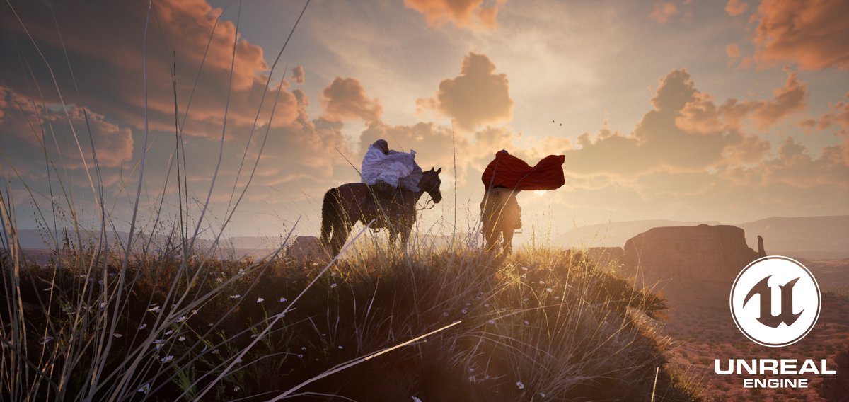 Wild West is a landscape design project I created in Unreal Engine 5.
It was built with a lot of attention to detail and based on extensive reference work. My main inspiration was the incredible artist <a href="/markmaggiori/">Markmaggiori Batista B</a> .