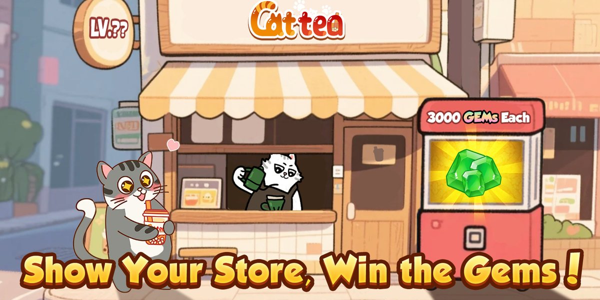 Hey CatteaFam!

The “Show Your Store” event has ended — thanks for all the amazing entries!

10 lucky winners have been picked!
Each gets 3,000 GEM for showing off their awesome Cattea stores.

👉 Check the winners - docs.google.com/spreadsheets/d…

Your store is the core of Cattea — the