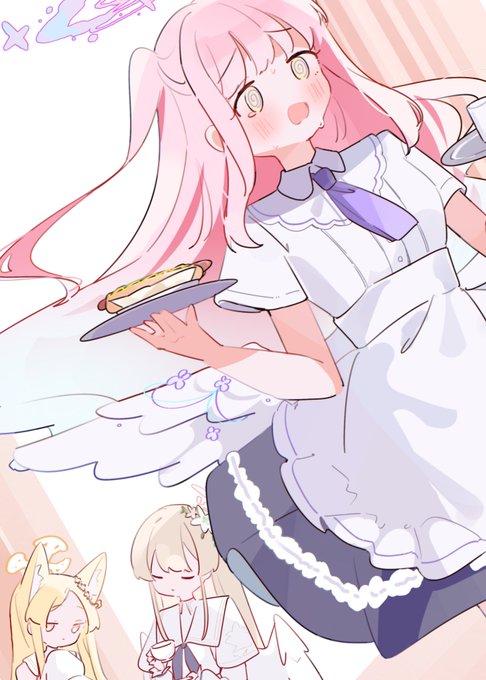 ブルアカ 百合園セイア 聖園ミカ 桐藤ナギサ 手描きイラスト ファンアート GxGoBC3aMAAZD_d.jpg:small