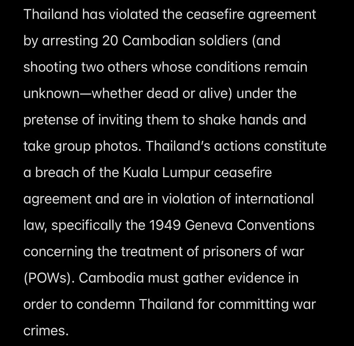 vongpanhaseth's tweet photo. #ThailandCambodia https://t.co/F7YXK5qu6U