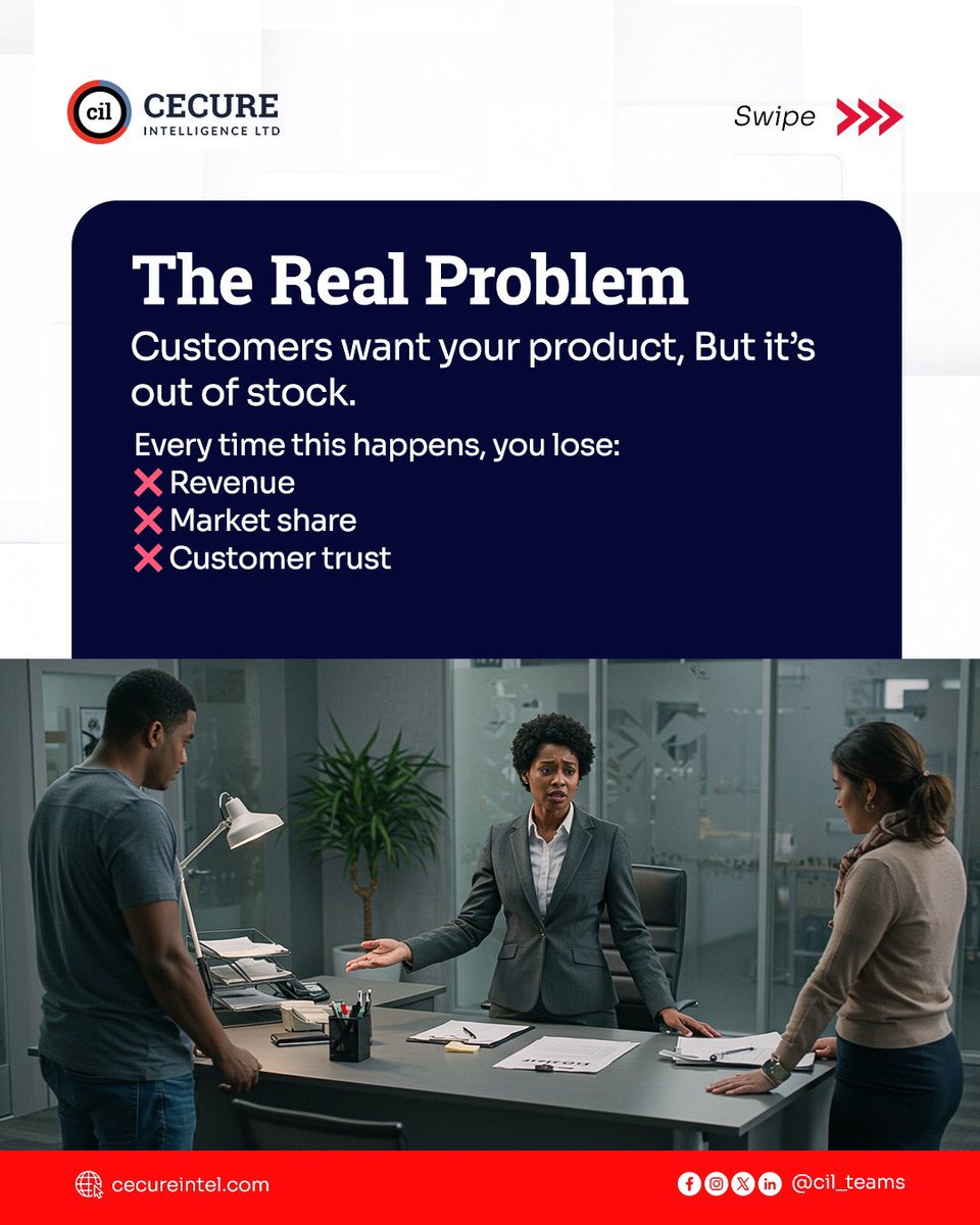 cil_teams's tweet image. Every stockout is a lost sale.
FMCG brands like Coca-Cola &amp;amp; Unilever now use IoT to track inventory in real-time and it&apos;s working.

📈 Up to 30% sales growth
⚠️ Auto restock alerts
🧊 Smarter coolers &amp;amp; vending

Nigerian brands can tap into this too.
#FMCG #IoTForBusiness #CIL