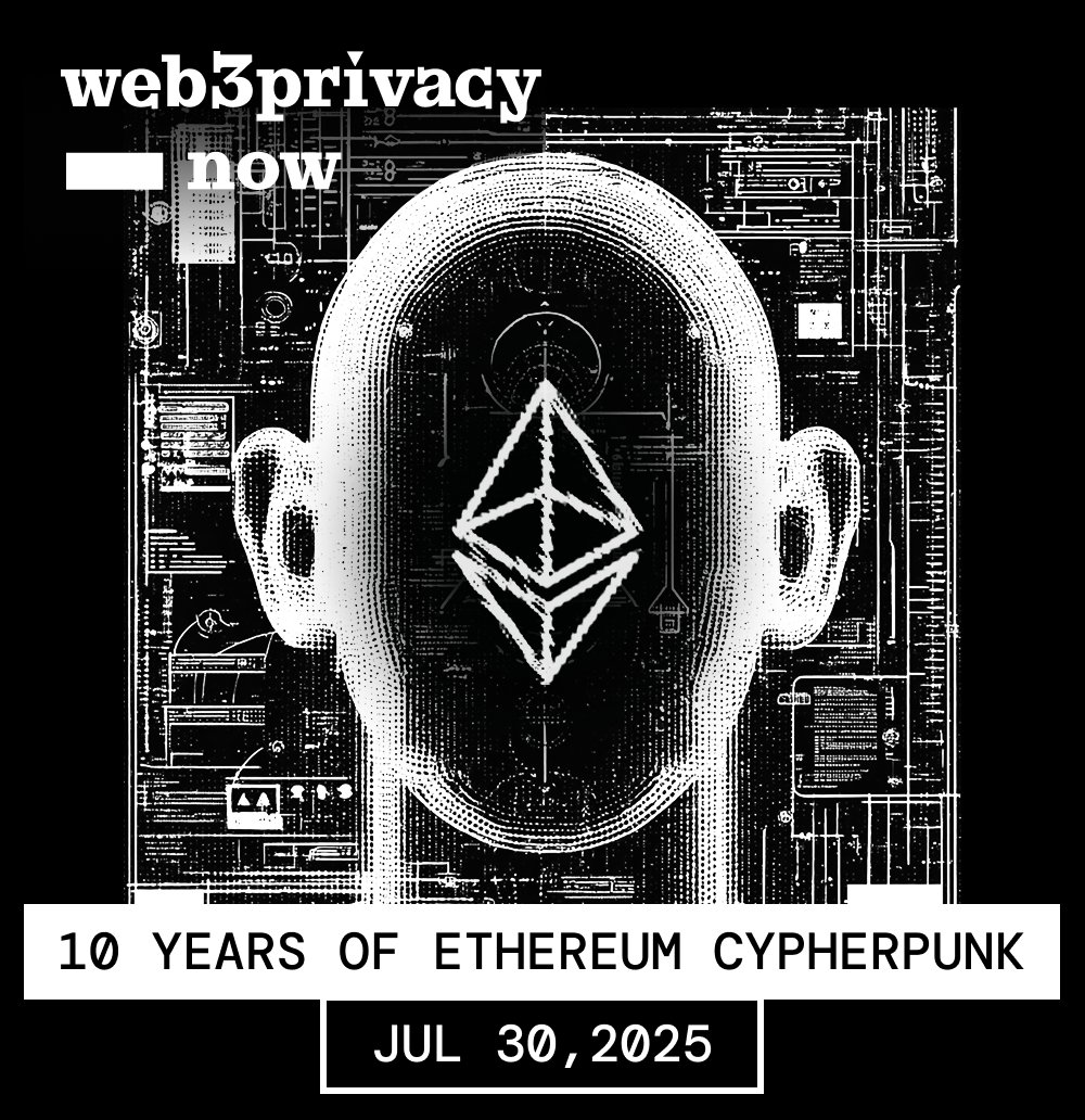 Web3Privacy Now (@web3privacy) on Twitter photo Some useful materials to accompany our Spaces today
<a href="/VitalikButerin/">vitalik.eth</a> & <a href="/Narodism/">Amir Taaki ⛛</a> on pre-history of Ethereum at <a href="/EthPrague/">ETHPrague</a>: youtube.com/watch?v=daHI1F…
"Make Ethereum Cypherpunk Again" by <a href="/VitalikButerin/">vitalik.eth</a> vitalik.eth.limo/general/2023/1…
"Ethereum Cypherpunk Starter Kit" by <a href="/post_polar_/">polar</a> Some useful materials to accompany our Spaces today
<a href="/VitalikButerin/">vitalik.eth</a> & <a href="/Narodism/">Amir Taaki ⛛</a> on pre-history of Ethereum at <a href="/EthPrague/">ETHPrague</a>: youtube.com/watch?v=daHI1F…
"Make Ethereum Cypherpunk Again" by <a href="/VitalikButerin/">vitalik.eth</a> vitalik.eth.limo/general/2023/1…
"Ethereum Cypherpunk Starter Kit" by <a href="/post_polar_/">polar</a>
