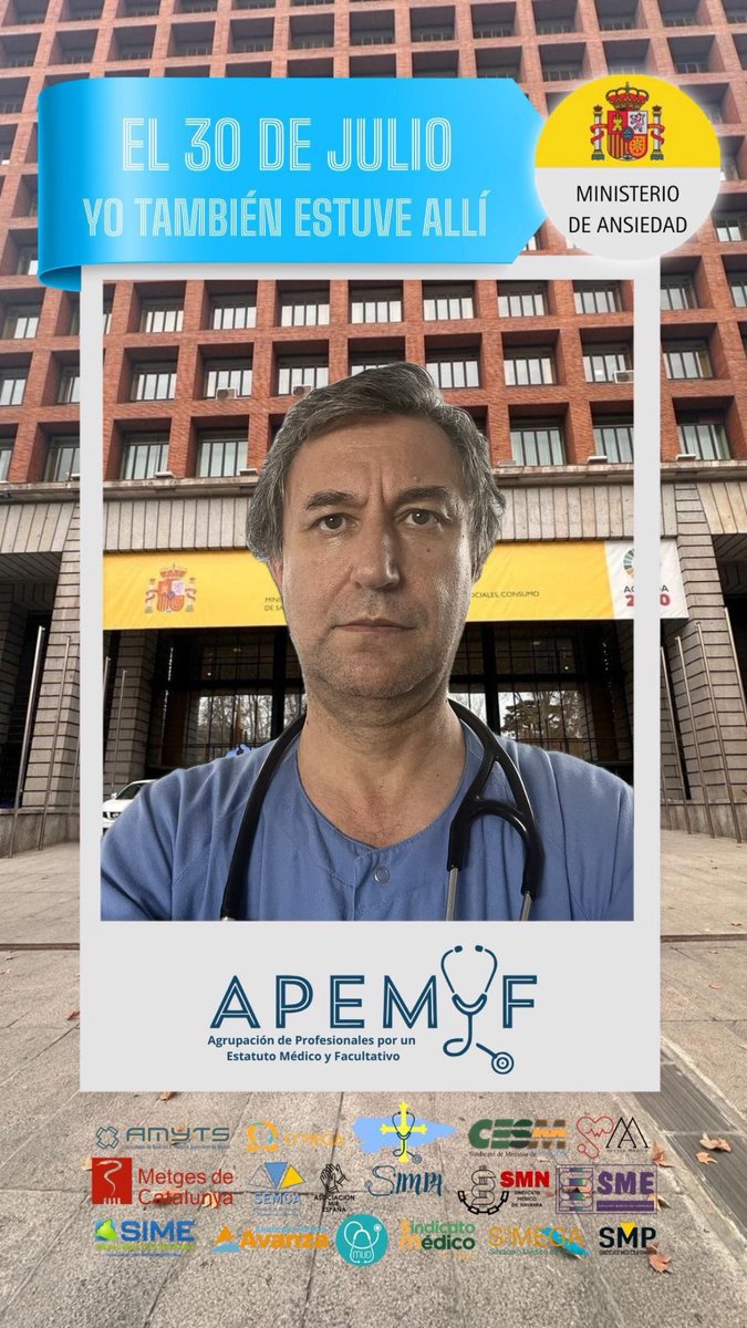 Estatuto Marco propio para médicos y facultativos que atienda y recoja nuestras circunstancias distintivas y particulares. ¡No sin nosotros! #30J #NuestraPropiaMesa #UnaMesaUnEstatuto #BatasBlancas #Estatutomedico #Estatutopropio