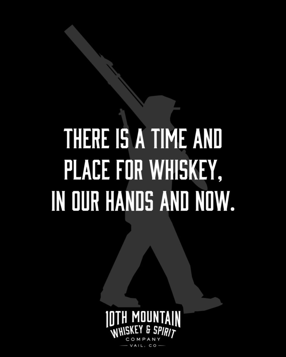 Right now 🫴 #whiskeywednesday #10thMountainWhiskeyAndSpiritCompany #10thMountainWhiskey