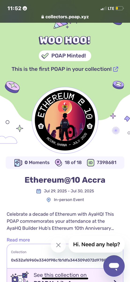 Woo hoo 
I was here some ❤️🔥🇬🇭🫶

#AyaHQxEthereumAt10