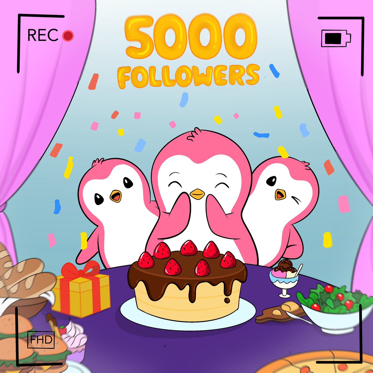 🎉 5,000 Followers 🎉 
Thanks for all the love so far 💕

We’re celebrating with a $500 giveaway
5 winners will get $100 in $ABBY each 🎁

To enter:
💕 Follow <a href="/abstersgirlxyz/">Abby</a>
💕 Like + RT
💕 Tag 2 friends below

Winners in 72 hours