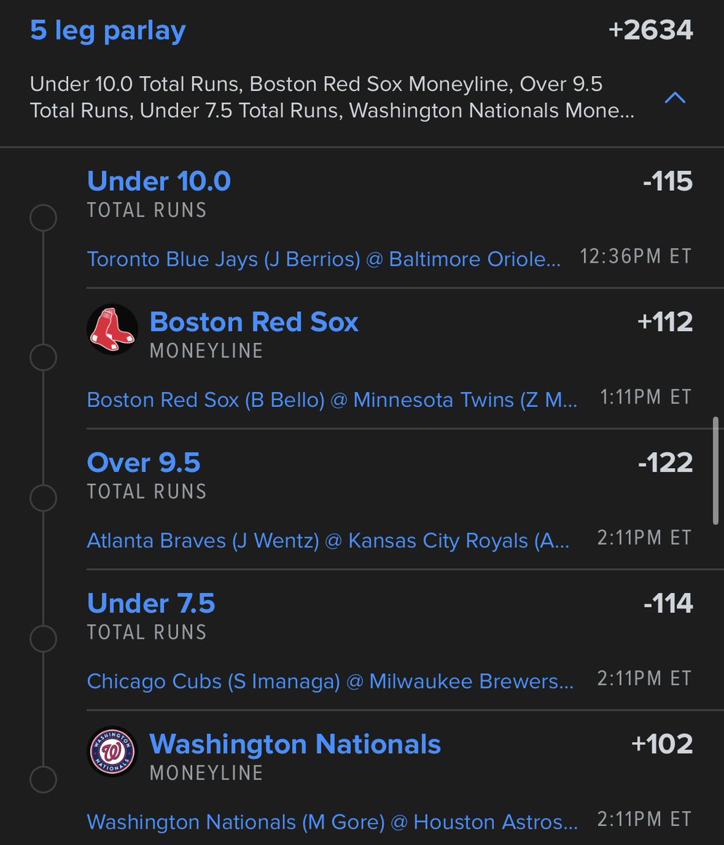 +2634 #MLB ⚾️ AFTERNOON LOTTO 🔥

#GamblingX