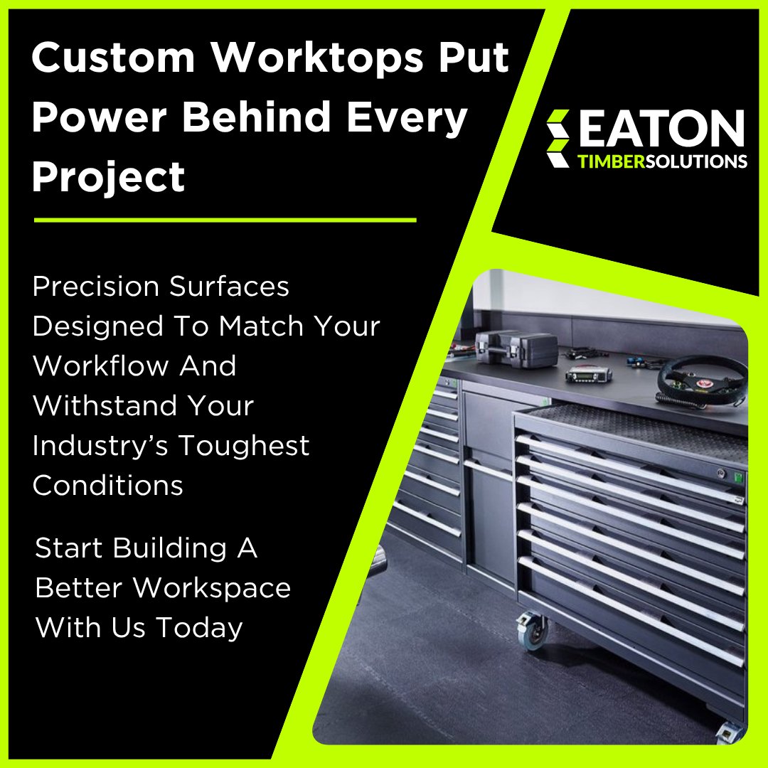 EatonTimber's tweet photo. 🛠 Performance You Can Build On

Custom worktops made for your industry’s demands.

Reliable. Durable. Efficient.

Explore now 👉 https://t.co/shSze3Sdeo 

#EatonTimber #CustomWorktops #BespokeIndustrialWorktops #ManufacturingSolutions #EngineeringInnovation https://t.co/Q1Q7MasFyl