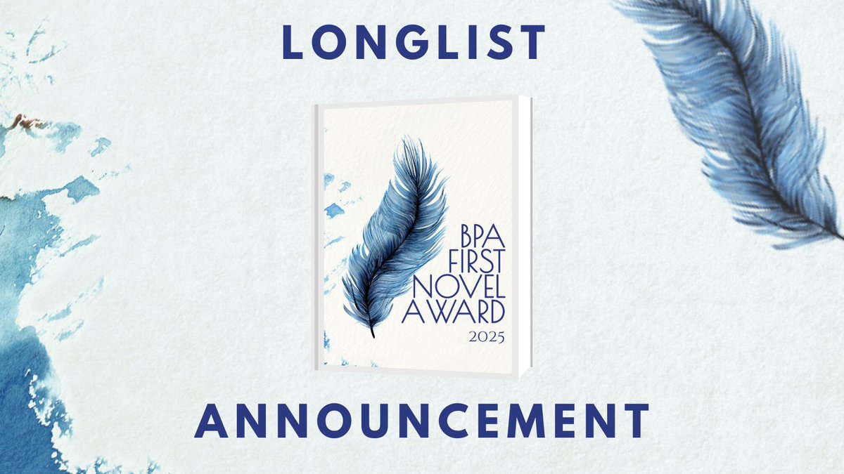 BPA First Novel Award (@bluepencilaward) on Twitter photo We're delighted to reveal the longlist for the BPA First Novel Award 2025! 🎉
Our esteemed judges — <a href="/HellieOgden/">Hellie Ogden</a>, <a href="/BallSuzannah/">Suzy Ball</a> & <a href="/samuelburr/">Samuel Burr</a> — had the incredibly difficult task of narrowing the field to a longlist of just 24 novels.
Find more HERE: bluepencilagency.com/first-novel-aw… We're delighted to reveal the longlist for the BPA First Novel Award 2025! 🎉
Our esteemed judges — <a href="/HellieOgden/">Hellie Ogden</a>, <a href="/BallSuzannah/">Suzy Ball</a> & <a href="/samuelburr/">Samuel Burr</a> — had the incredibly difficult task of narrowing the field to a longlist of just 24 novels.
Find more HERE: bluepencilagency.com/first-novel-aw…