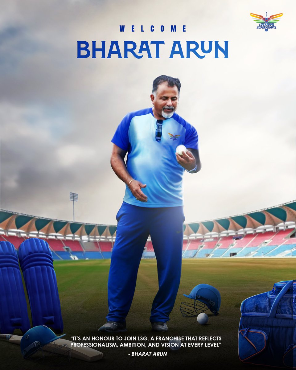🚨 BHARAT ARUN JOINS LUCKNOW SUPER GIANTS 🚨
#bharatarun #LSG