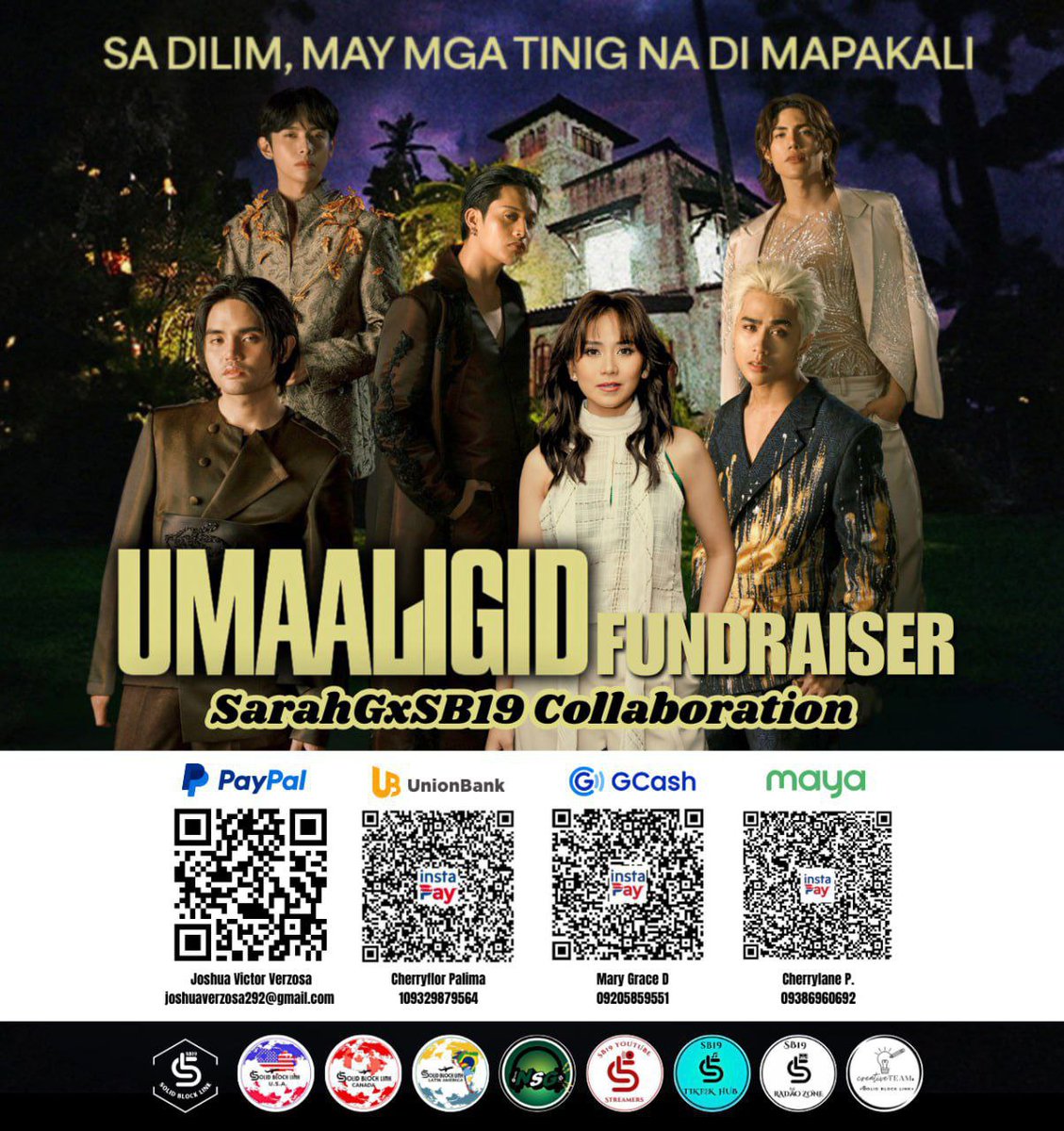 SB19 Solid Block (@sb19sblink) on Twitter photo We're still in the running and are adjusting and stretching everything to reach our goal but it would greatly help if we have more funds. If able, kindly donate here:
🔗docs.google.com/forms/d/e/1FAI…
Thank you A'TIN and Popsters🫶🏼
SB19 AND SARAHG RELEASE
<a href="/SB19Official/">SB19 Official</a> #SB19 We're still in the running and are adjusting and stretching everything to reach our goal but it would greatly help if we have more funds. If able, kindly donate here:
🔗docs.google.com/forms/d/e/1FAI…
Thank you A'TIN and Popsters🫶🏼
SB19 AND SARAHG RELEASE
<a href="/SB19Official/">SB19 Official</a> #SB19