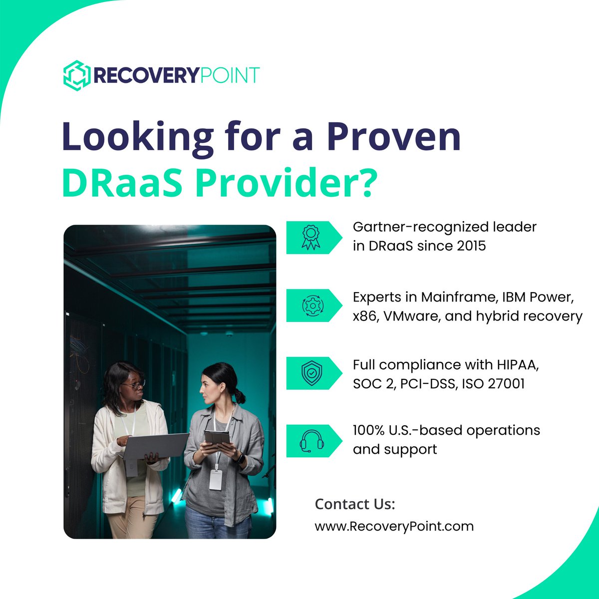 In 2025, the DR landscape is undergoing significant change. Choose the provider trusted for zero unplanned downtime, no compliance gaps, and full white-glove support. 

Learn more: loom.ly/x14KTcg

#DisasterRecovery #DRaaS #DataProtection #Cybersecurity