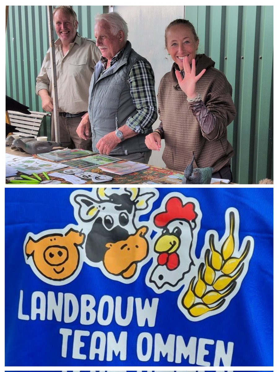 Vanmorgen
In Ommen aanwezig tijdens de Ommer Bissingh Landbouwdag (prive tijd) 
In de stand van de wildbeheereenheid.
Promotie natuur en beheer.
Hartstikke druk bezocht, geweldig goede sfeer en mooie gesprekken.
#Mens #Dier en #Milieu 
In verbinding 💚

Fijne dag verder 👋🏼😊