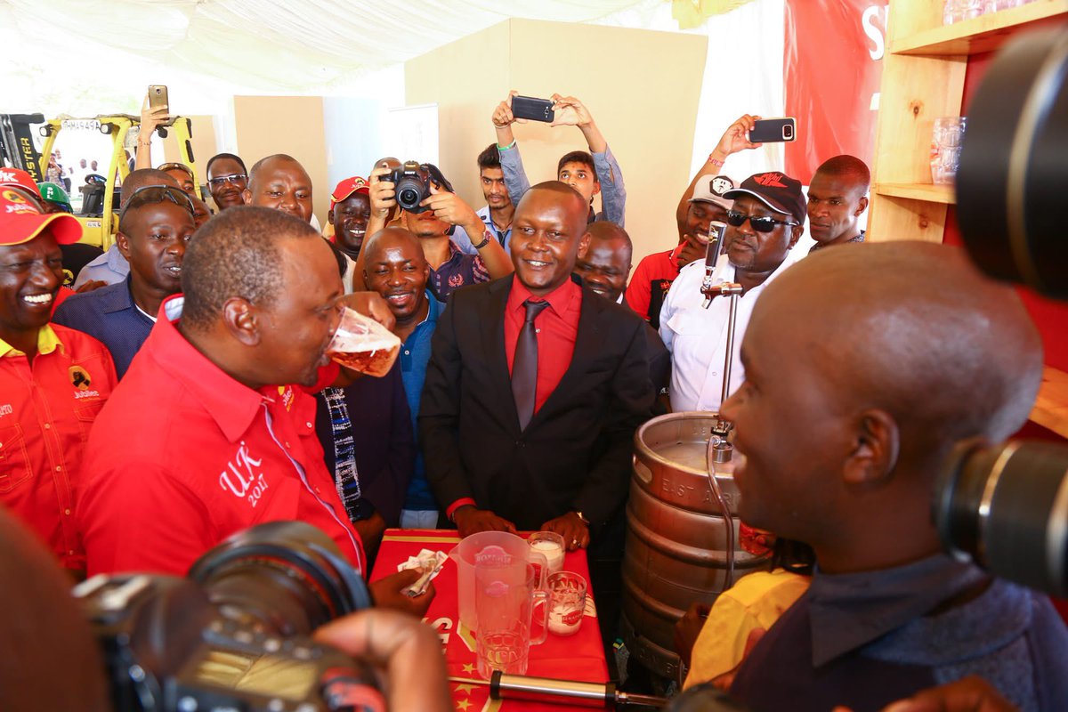 21 years old me Partying with the big boys after Nacada and EABL guidelines