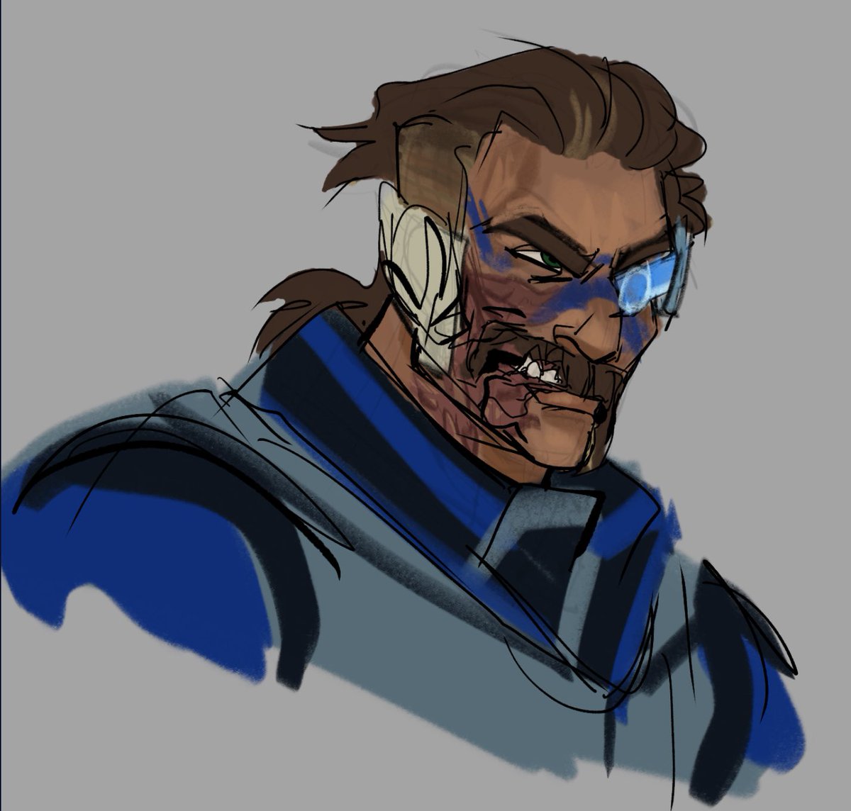 (Forgot to put him in the original tweet) but human Garrus too!