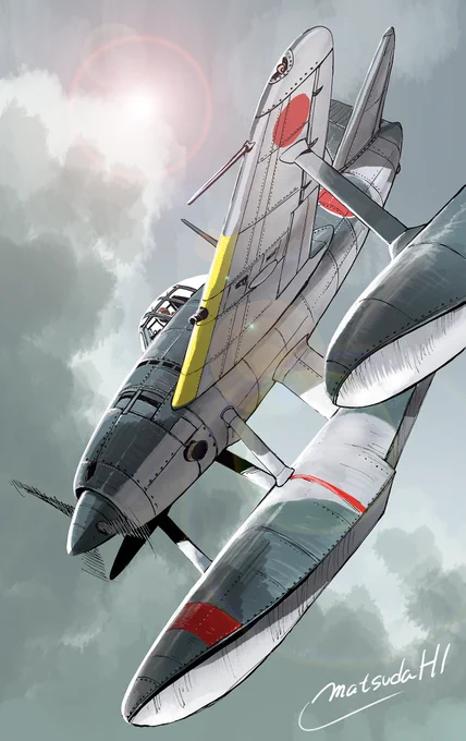 水上戦闘機「強風」