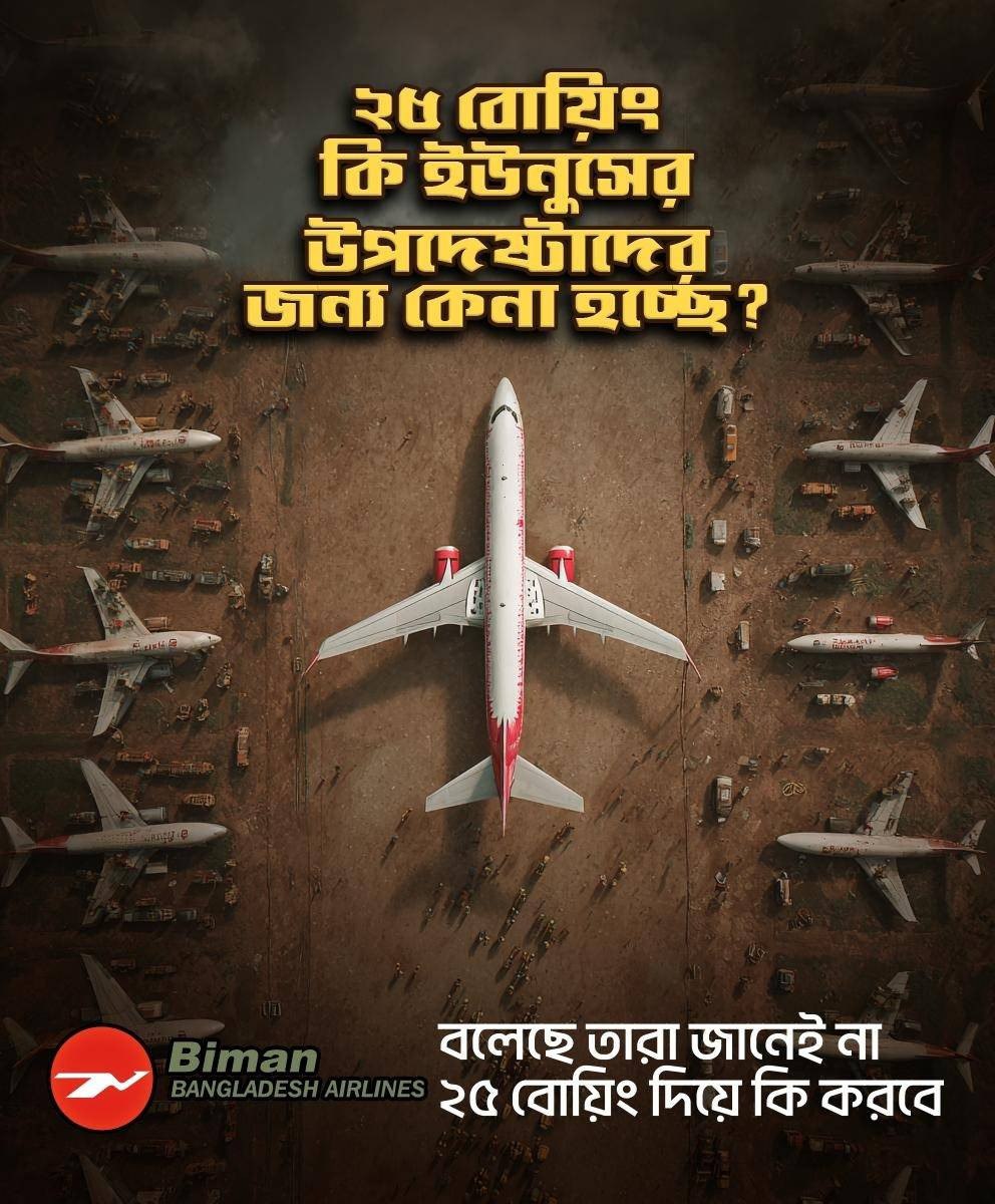 Ame Bangladesh (@bangla71desh) on Twitter photo āĻŦāĻžāĻāϞāĻžāĻĻā§āĻļ āĻŦāĻŋāĻŽāĻžāύ āύāĻŋāϝāĻŧā§ āύāϤā§āύ āĻāϰ⧠āώāĻĄāĻŧāϝāύā§āϤā§āϰ đ
⧍ā§Ģ āĻŦā§āϝāĻŧāĻŋāĻ āĻāĻŋ āĻāĻāύā§āϏā§āϰ āĻāĻĒāĻĻā§āώā§āĻāĻžāĻĻā§āϰ āĻāύā§āϝ āĻā§āύāĻž āĻšāĻā§āĻā§?
āĻŦāĻŋāĻŽāĻžāύ āĻŦāϞā§āĻā§ āϤāĻžāϰāĻž āĻāĻžāύā§āĻ āύāĻž ⧍ā§Ģ āĻŦā§āϝāĻŧāĻŋāĻ āĻĻāĻŋāϝāĻŧā§ āĻāĻŋ āĻāϰāĻŦā§
#Bangladesh #BangladeshCrisis #Biman_Bangladesh_AirLines #YunusMustGo āĻŦāĻžāĻāϞāĻžāĻĻā§āĻļ āĻŦāĻŋāĻŽāĻžāύ āύāĻŋāϝāĻŧā§ āύāϤā§āύ āĻāϰ⧠āώāĻĄāĻŧāϝāύā§āϤā§āϰ đ
⧍ā§Ģ āĻŦā§āϝāĻŧāĻŋāĻ āĻāĻŋ āĻāĻāύā§āϏā§āϰ āĻāĻĒāĻĻā§āώā§āĻāĻžāĻĻā§āϰ āĻāύā§āϝ āĻā§āύāĻž āĻšāĻā§āĻā§?
āĻŦāĻŋāĻŽāĻžāύ āĻŦāϞā§āĻā§ āϤāĻžāϰāĻž āĻāĻžāύā§āĻ āύāĻž ⧍ā§Ģ āĻŦā§āϝāĻŧāĻŋāĻ āĻĻāĻŋāϝāĻŧā§ āĻāĻŋ āĻāϰāĻŦā§
#Bangladesh #BangladeshCrisis #Biman_Bangladesh_AirLines #YunusMustGo