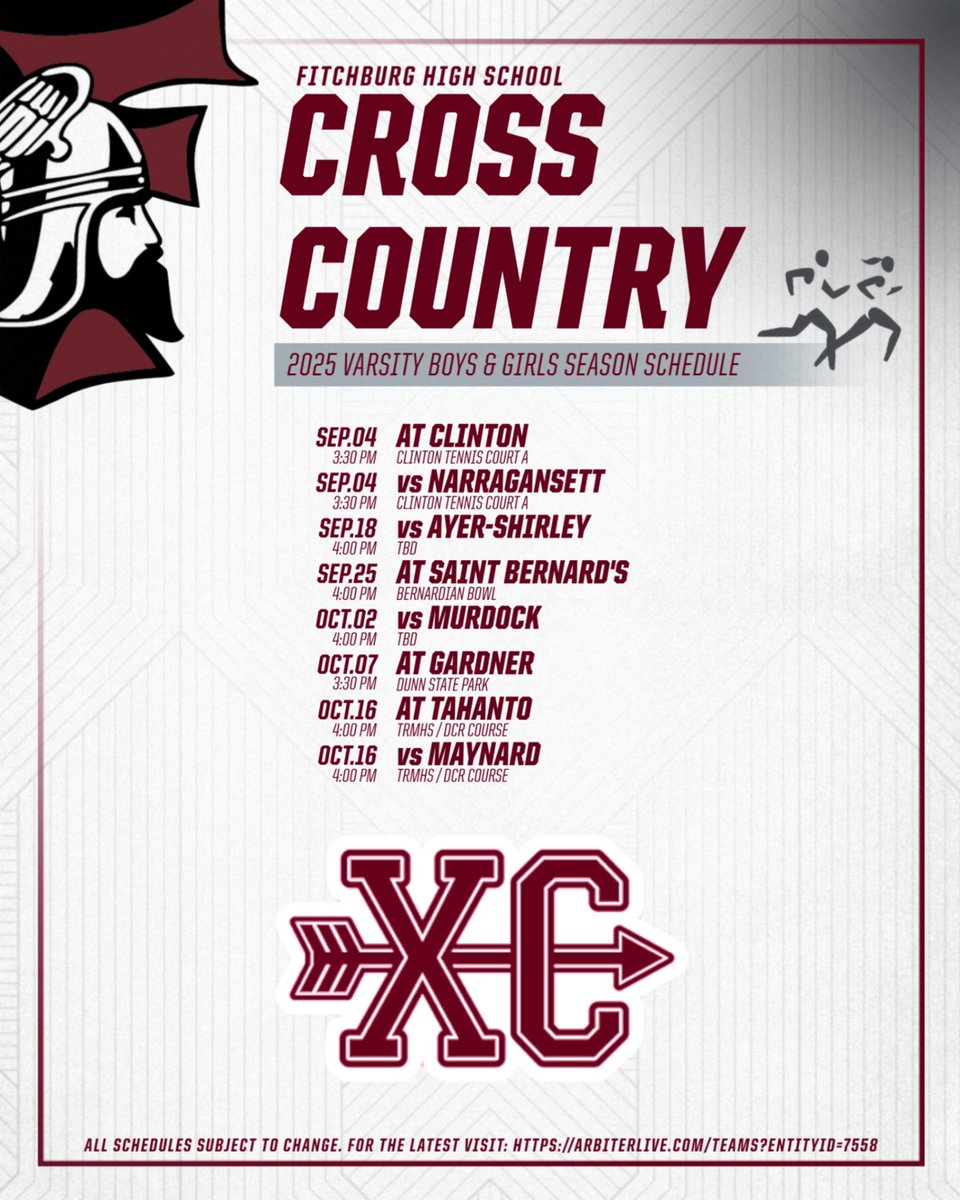 The Red &amp; Gray take to the trails of Central Mass all season long…🏃‍♀️ 🏃‍♂️#AllHailtoTheRedandGray All schedules subject to change. For the latest visit Arbiter Live arbiterlive.com/Teams?entityId…