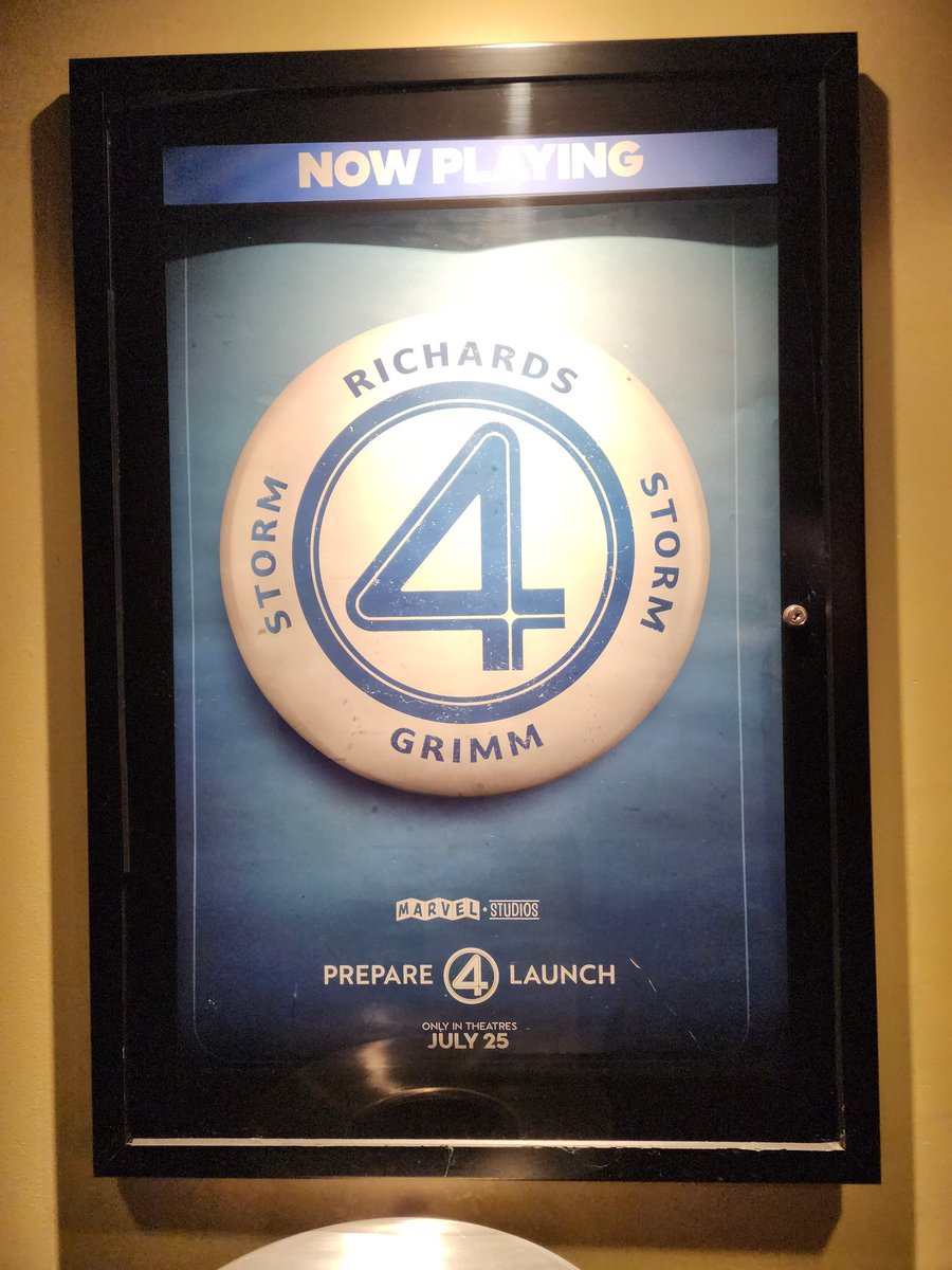 I went to see #FantasticFour    yesterday with <a href="/BiohazardCMNDR/">Biohazard</a> and really enjoyed the movie! Some things about it were hard to believe, though... (not giving spoilers). Ultimately, I think the movie was a good watch and is likely the best version of F4 to date. 8/10