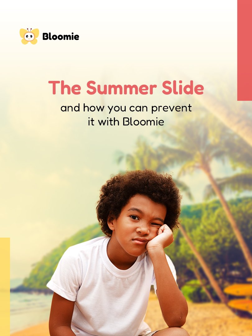 bloomieinc's tweet image. Parents, the summer slide is real!

Here’s what it means for your kids and how you can prevent it with Bloomie. A thread!

#SummerSlide #LearningLoss #ParentingWin #Bloomie