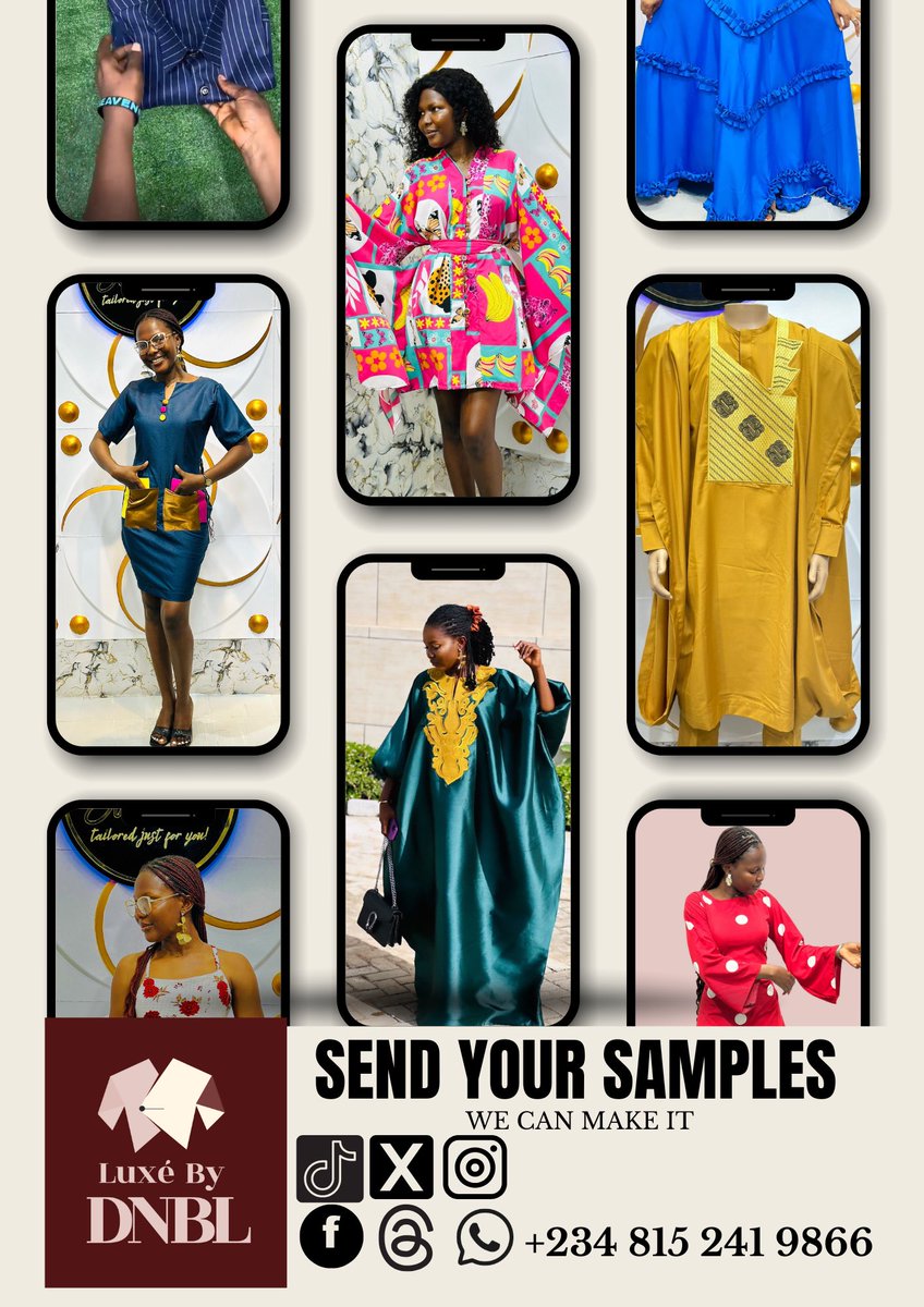 luxeby_dnbl's tweet image. Got a style in mind? Just send it in — we’ll bring it to life.
#SendYourSample  
#WeCanMakeIt  
#CustomMadeWithLove  
#YourStyleOurCraft  
#LuxeByDNBL