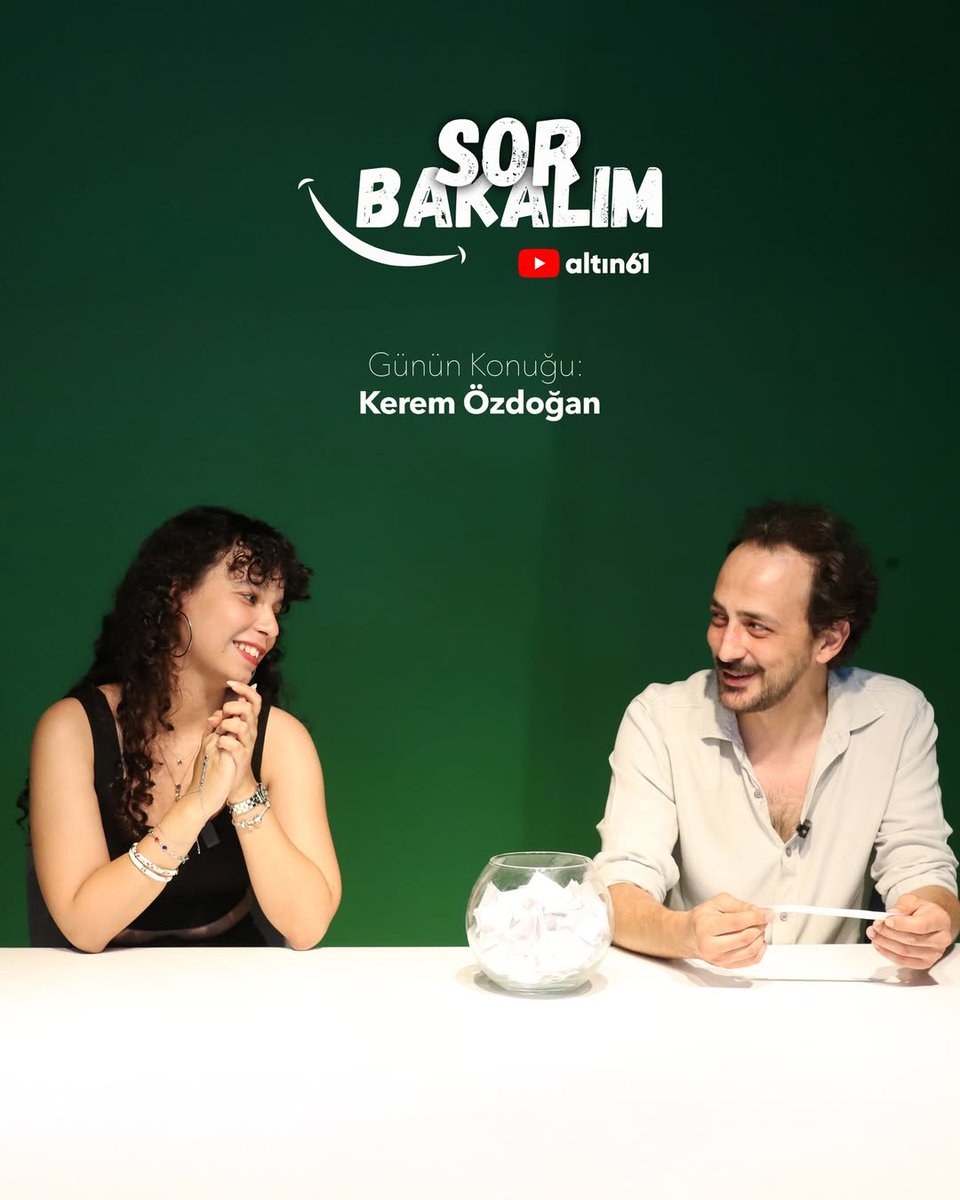 Altın 61 Proje (@altin61proje) on Twitter photo Ebral Gürgen'in sunduğu Sor Bakalım programımızın yeni bölüm konuğu sevilen oyuncu Kerem Özdoğan oldu! Bizler çekerken çok eğlendik . Yeni bölüm çok yakında YouTube kanalımızda!✨
#KeremÖzdoğan <a href="/kcozdogan/">Kerem Özdoğan</a> #SorBakalım #altın61
#altin61 Ebral Gürgen'in sunduğu Sor Bakalım programımızın yeni bölüm konuğu sevilen oyuncu Kerem Özdoğan oldu! Bizler çekerken çok eğlendik . Yeni bölüm çok yakında YouTube kanalımızda!✨
#KeremÖzdoğan <a href="/kcozdogan/">Kerem Özdoğan</a> #SorBakalım #altın61
#altin61
