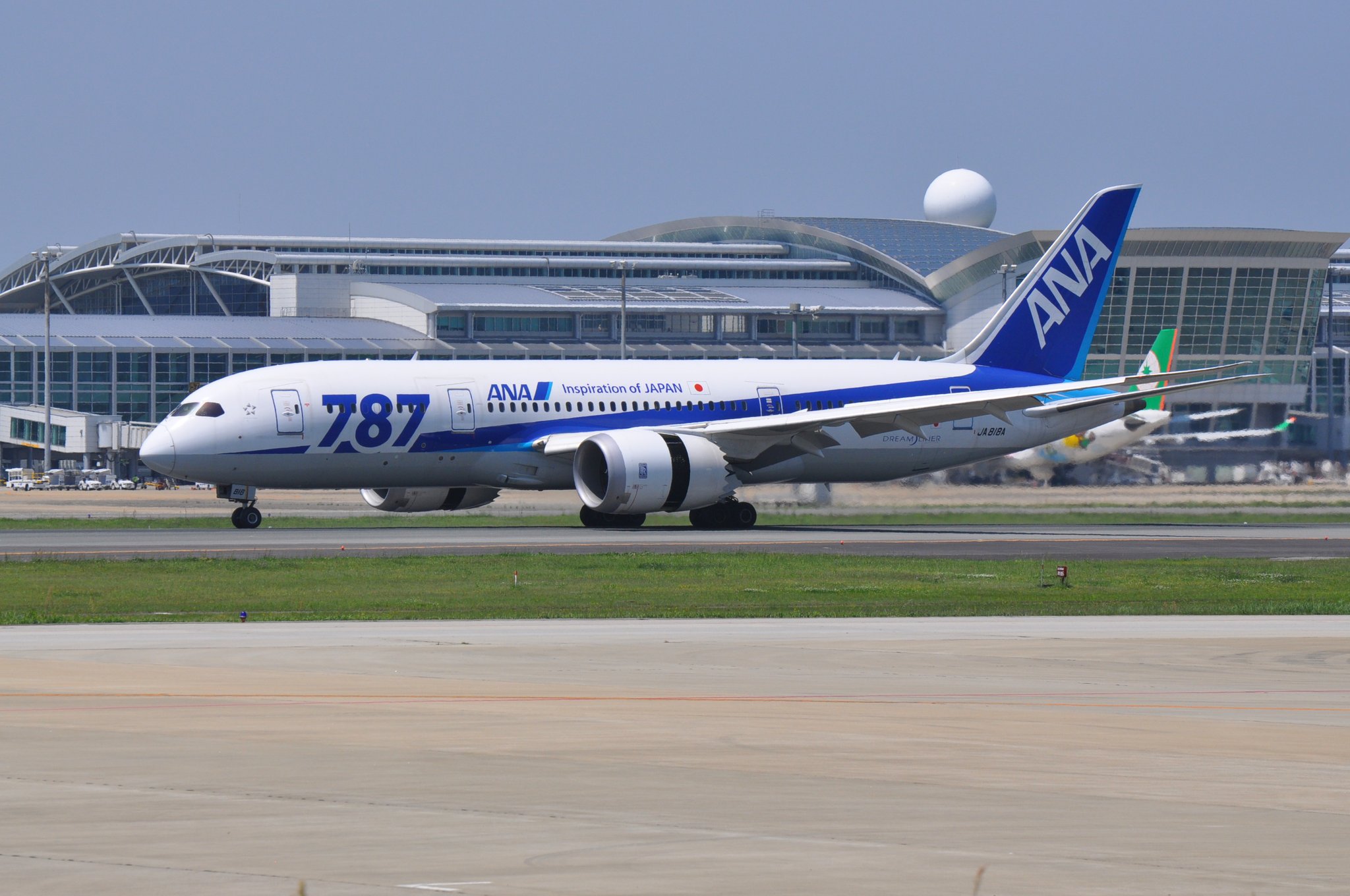 【まこまこさん用】1/200 ANA B787-8特別塗装(駐機場パネル付属) ANA ボーイング787-8 特別塗装機 1/200