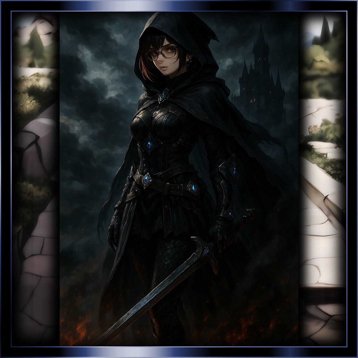 blackravenamy's tweet photo. Something from me after a battle. 🤔

#AIGeneratedArt #OCArt #AnimeStyle #DigitalArt #AIArtCommunity #RealLifeMeetsFantasy #CreativeExpression #SelfAcceptance #ArtisticJourney #DALL_E #CharacterDesign #FantasyArt #UniqueOutfits #PersonalStyle #ArtWithAI #AnimeAesthetic https://t.co/yYKD7W2JVN