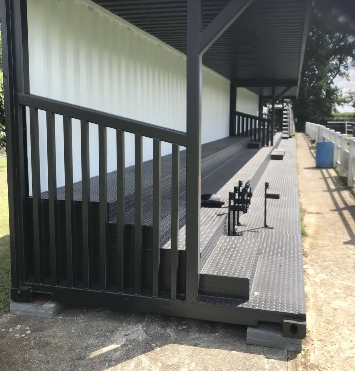 Stadium improvements! ⬆️ 

Our friends at Portable Space have been busy this week, and have delivered us this amazing stand situated behind the far side goal! 

A big thanks to them for all they have done for us, Willows seeing improvements on and off the field 💪