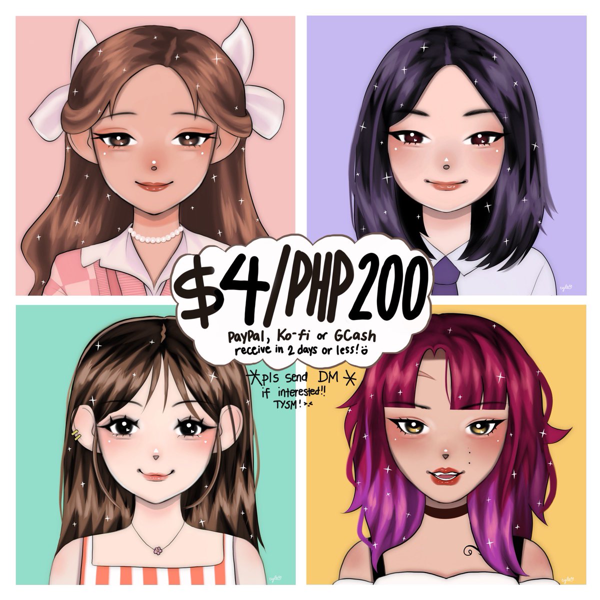 [ PLS RT/DONT SKIP 🥺 ]

hii let me draw you! 

hi im a graduating university student and am opening discounted, emergency comms for my last semester’s tuition! I’ll finally be graduating after being delayed years,,, and just need a bit more!! 🥹🙏

unli slots available!! Tysm 😭