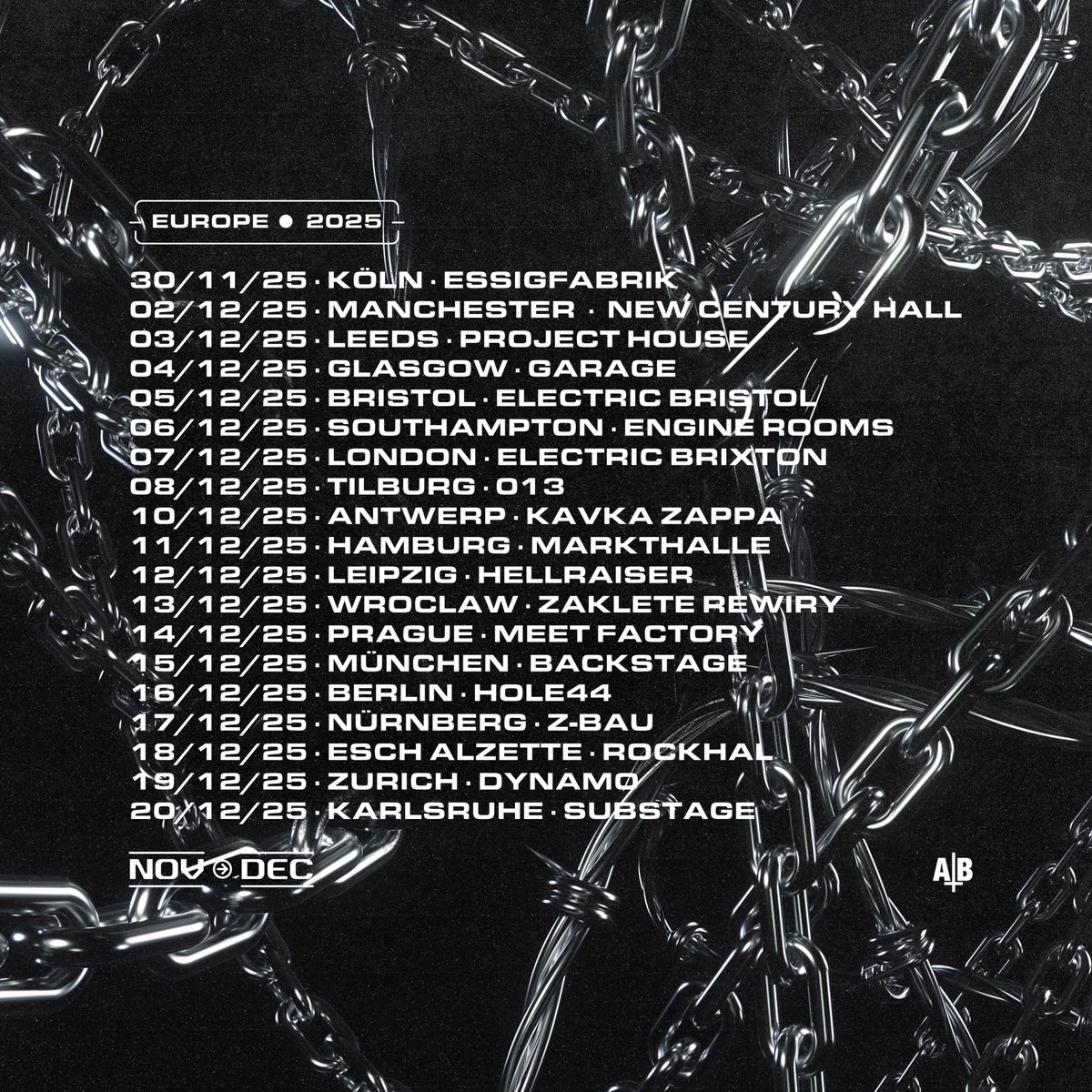 CROWN MAGNETAR (@crownmagnetar) on Twitter photo Talk about an ass beater lineup. 
Europe we’re coming back. Tickets on sale tomorrow. Talk about an ass beater lineup. 
Europe we’re coming back. Tickets on sale tomorrow.