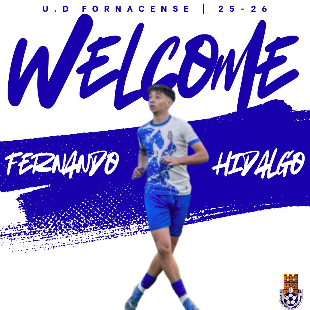 Udfornacense_'s tweet photo. 📣 OFICIAL | Fernando Hidalgo 📣
El joven canterano estará esta temporada a las órdenes de Loren, demostrando su calidad y enorme talento.
#Welcomefernando https://t.co/PST1WUiacc
