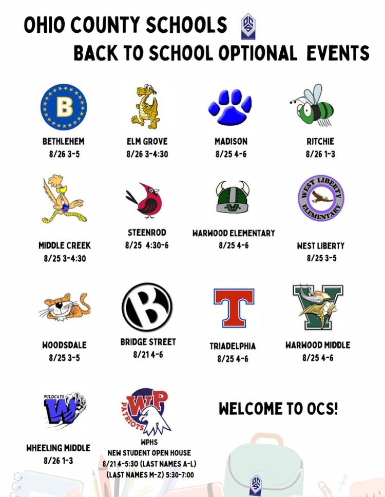Back to School Optional Events Released boe.ohio.k12.wv.us/o/ocs/article/…