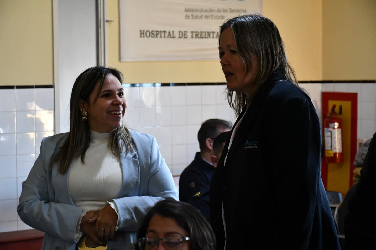 comuna33's tweet image. Gobierno de Treinta y Tres, participo de Jornada organizada por Asociación de Diabéticos del Uruguay.
Actividad en el Hospital Departamental para la que asistió  la Directora General de Salud del Gobierno de Treinta y Tres, Ana Delgado junto a autoridades y técnicos de esta área.