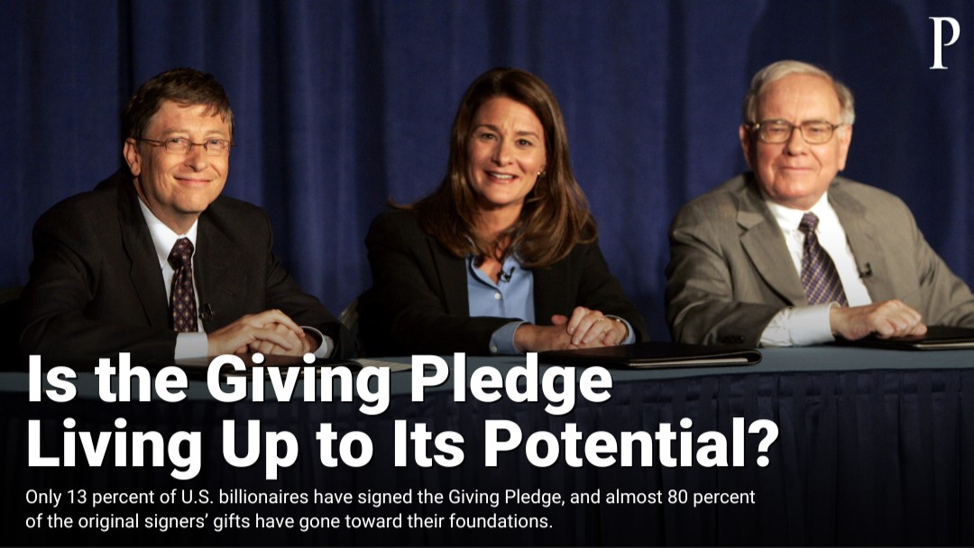 Philanthropy's tweet image. A new study from the Institute for Policy Studies finds that that the wealth of many of the Giving Pledge signers is growing much faster than their charitable, tax-exempt giving. 
phlnthrp.com/4fiU3JQ
@IPS_DC
