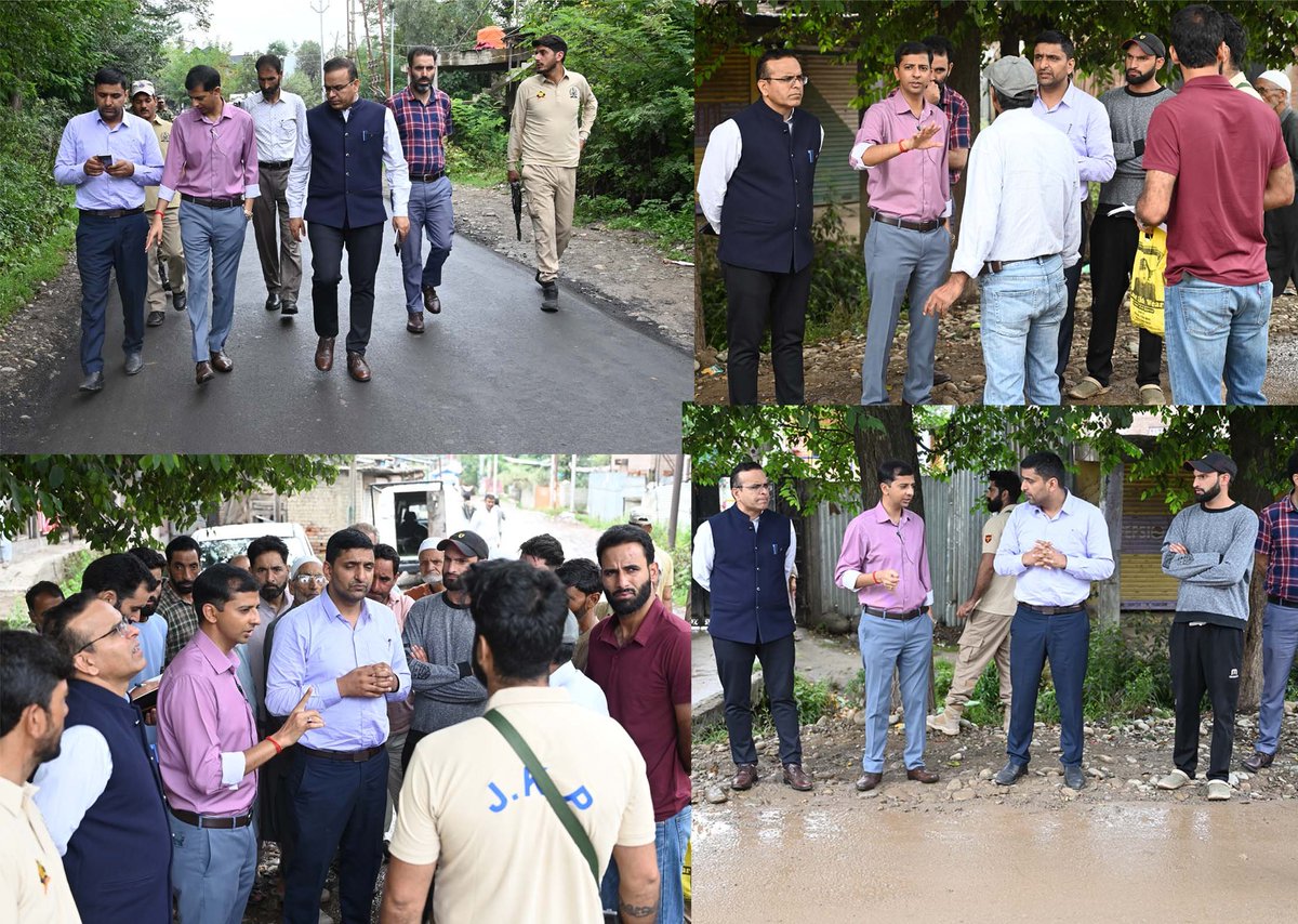 Information & PR, Shopian (@informationspn) on Twitter photo DC Shopian Shishir Gupta <a href="/shishrgupta/">Shishr Gupta</a> inspects macadamisation work on Shopian Aglar road
22.5 Km road is being developed through Renewal coat in patches under Incentive Fund of PMGSY.
<a href="/OfficeOfLGJandK/">Office of LG J&K</a> <a href="/CM_JnK/">Office of Chief Minister, J&K</a> <a href="/diprjk/">Information & PR, J&K</a> <a href="/dmshopian/">District Shopian Official</a> <a href="/JKRRDA_KASHMIR/">JKRRDA (PMGSY) KASHMIR</a> DC Shopian Shishir Gupta <a href="/shishrgupta/">Shishr Gupta</a> inspects macadamisation work on Shopian Aglar road
22.5 Km road is being developed through Renewal coat in patches under Incentive Fund of PMGSY.
<a href="/OfficeOfLGJandK/">Office of LG J&K</a> <a href="/CM_JnK/">Office of Chief Minister, J&K</a> <a href="/diprjk/">Information & PR, J&K</a> <a href="/dmshopian/">District Shopian Official</a> <a href="/JKRRDA_KASHMIR/">JKRRDA (PMGSY) KASHMIR</a>