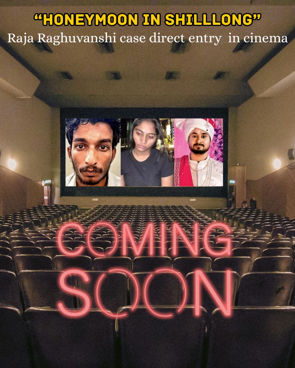 Raja Raghuvanshi's brothers have announced that a movie will be made on him, titled "Honeymoon in Shillong."

His sister was busy making reels and promoting products, while his body was found, and the cause of death remained unclear.

The whole family seems deranged and greedy.