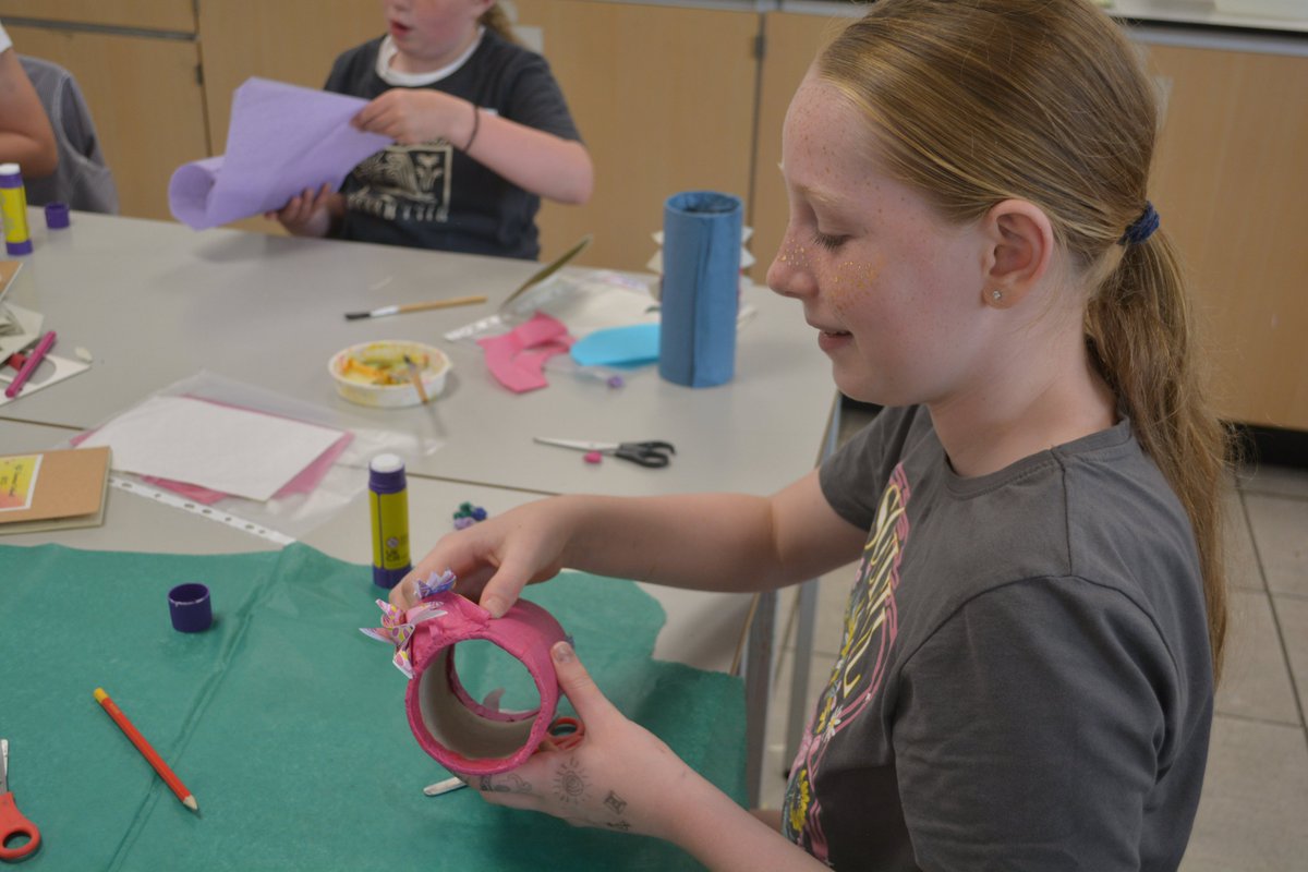 Visual Arts Summer School is up and running with Super Stencils, Creative Comicstrips, and Terrific Totems.