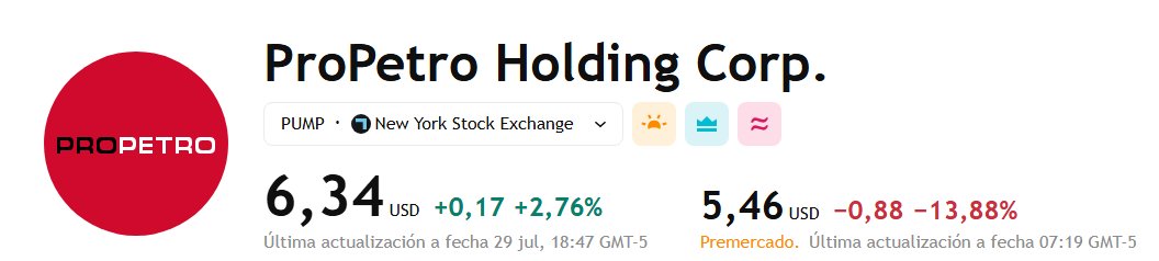 lwsresearch's tweet image. 📉 ProPetro $PUMP sinks 14% premarket after CEO warns of tough energy markets, especially in the Permian. Frac fleets in the region may drop to 70 (from 90–100). PUMP will idle some fleets in Q3, aiming to avoid sub-economic ops. Q2 loss widens to $7.2M. ⚠️🛢️🇺🇸 #Oilfield #Permian