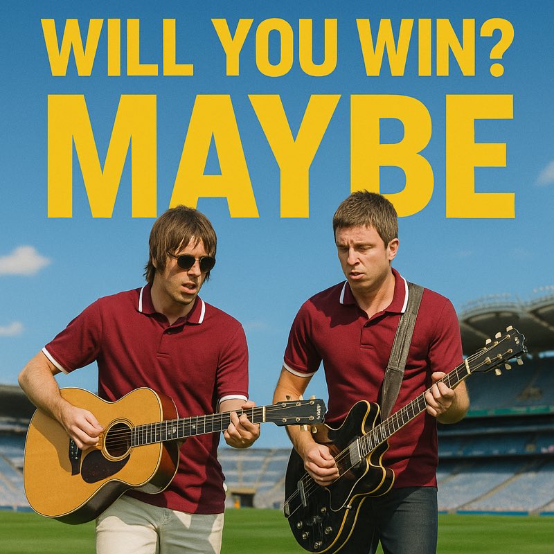 🚨 Win Oasis tickets!! 🚨 

This is your shot at seeing music royalty live on the biggest stage of them all

🎟️ €10 gets you 1 entry
🎟️ €50 gets you 10 entries

Are you ready to roll with it?
Enter at the link below; 

galabid.com/cromanegaa

#ticketfairy #oasis