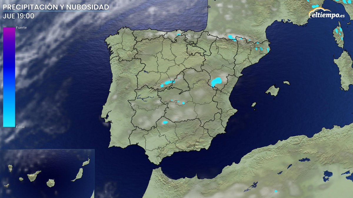 #ElTiempoHoy Durante el día de hoy las temperaturas subirán. Se podrán alcanzar los 40 ºC en Extremadura y puntos de Andalucía, y en el resto se superarán los 30 ºC de forma casi generalizada. A la tarde, tormentas y chubascos en áreas de montaña del interior, especialmente