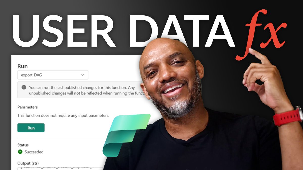 GuyInACube's tweet image. Dynamic DAGs? Yes please! @PatrickDBA shows how to use #MicrosoftFabric UDFs to build and manage notebook orchestration in Python.
👉 guyinacu.be/udfdag