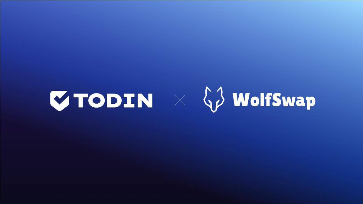 🚀 WolfSwap x Todin Partnership!

We’re thrilled to announce our new partnership with @WolfSwapdotapp 🐺
You can now choose $MOON as a spending reward token on Todin alongside $TDN and $NFX! 🌕

To celebrate, we’re launching a 1,000,000 $MOON Giveaway stay tuned on the WolfSwap