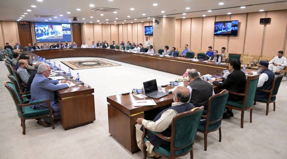 Chaired a meeting of The Sub-Committee-V of the Public Accounts Committee (PAC) as Convenor of at Parliament H ouse, Islamabad today.            
#NACommittee