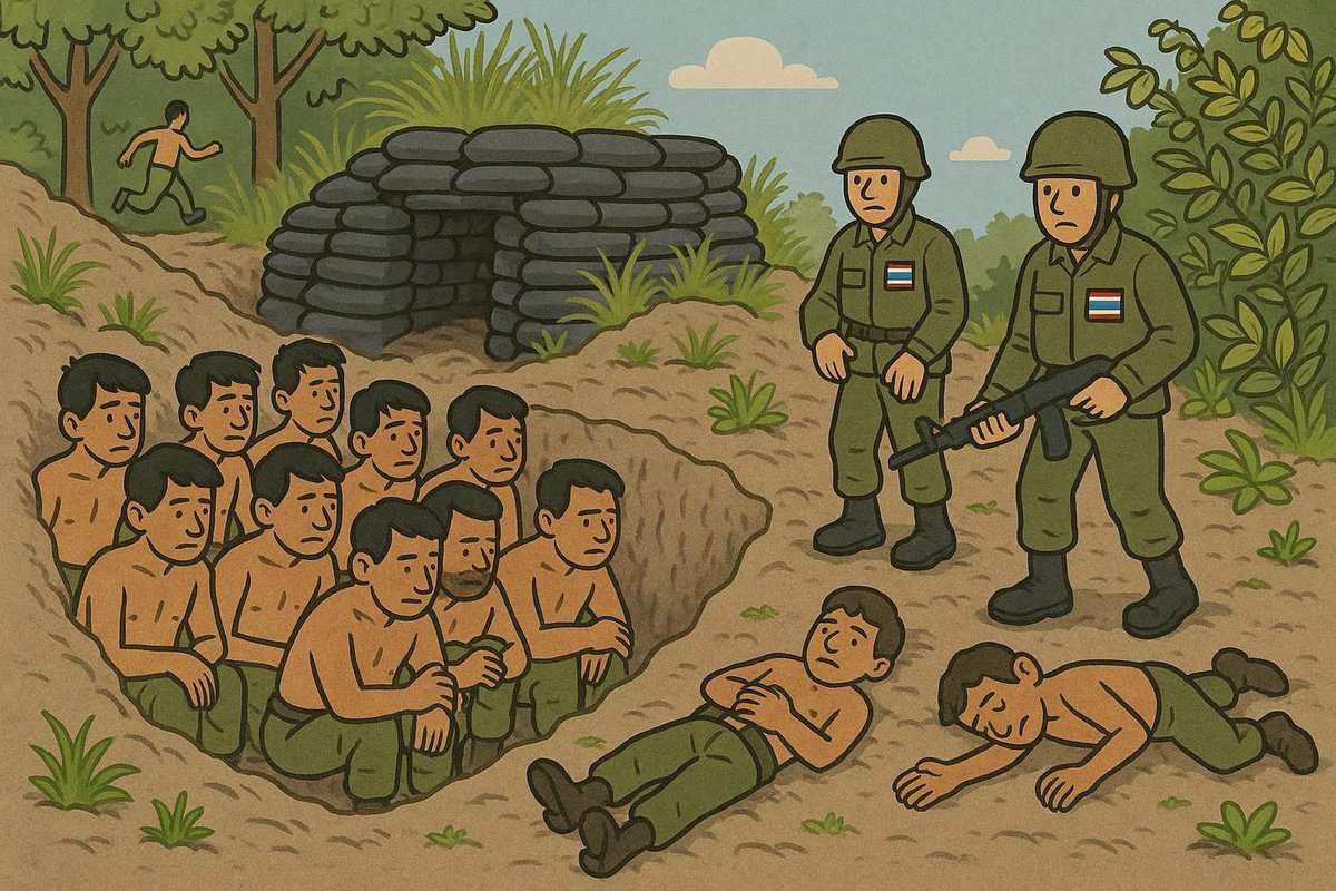 [ English Chinese Below ] 🙏🏻

ថៃបានរំលោភលើបទឈប់បាញ់ ដោយចាប់ខ្លួនទាហានកម្ពុជា២០នាក់(និងបាញ់ដួលលើដី២នាក់ មិនទាន់ដឹងថាស្លាប់ឬរស់និងរត់រួចខ្លួនមួយនាក់)